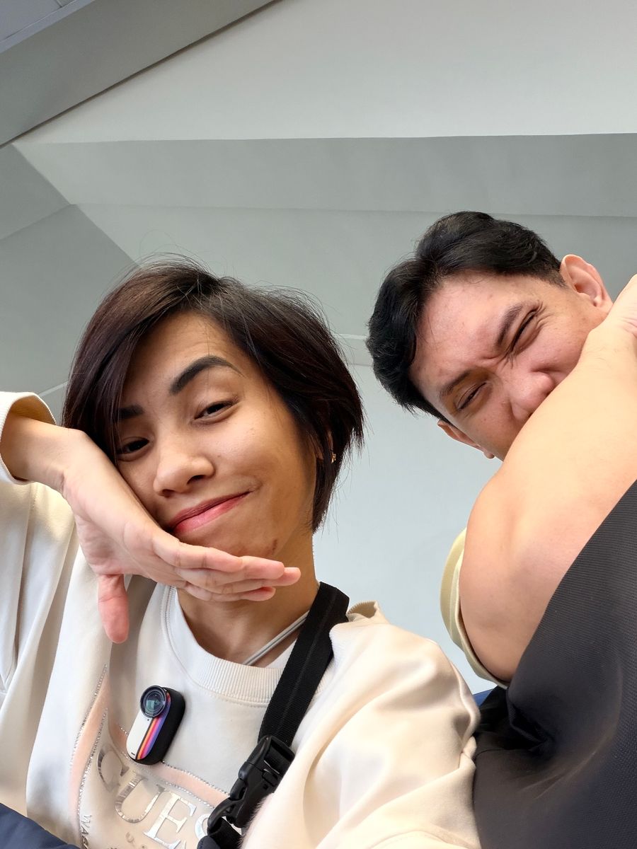 Dine and Marcus traveling together