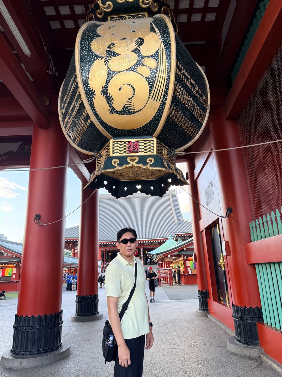 Marcus traveling in Japan