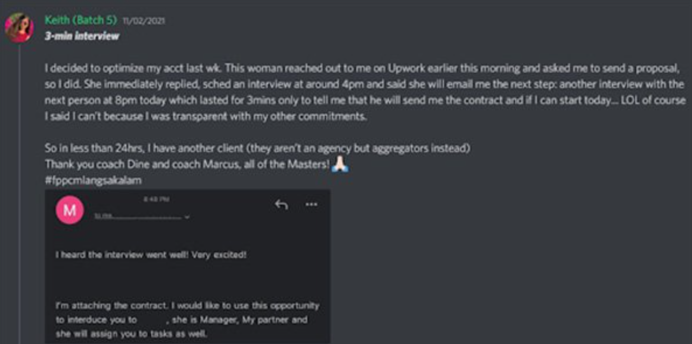 Student contract win